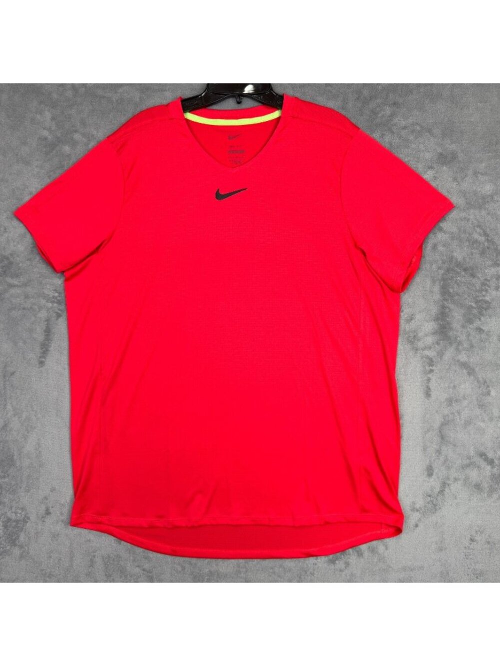Nike Court Dri-Fit Advantage Shirt Mens Size XL Slim Pink Tennis Tee DR6548-660